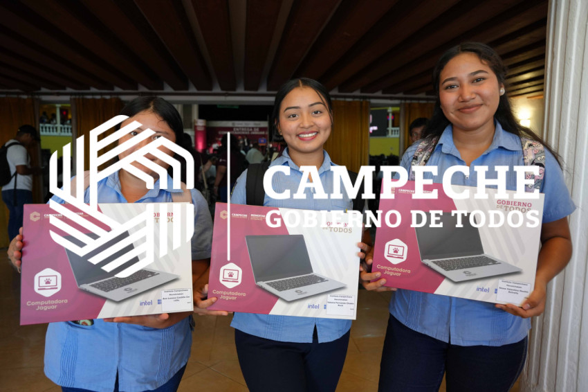 BENEFICIARIA  DE COMPUTADORA JAGUAR DE HECELCHAKAN