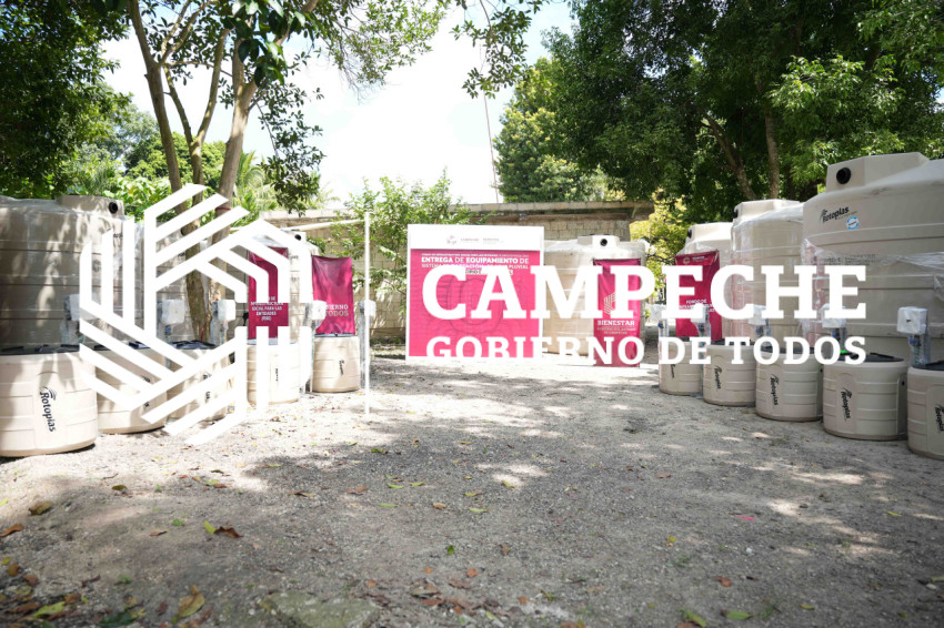 ENTREGA DE CISTERNA EN CALAKMUL PAYRO