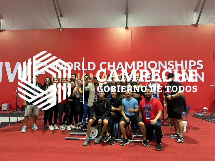 Campechanos en Mundial de Pesas
